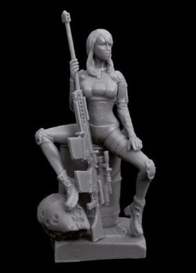 Girls G-35008 Девушка с большой винтовкой 1:35