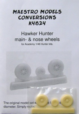 Maestro Models MMCK-4824 1/48 Hawker Hunter wheels