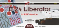 Dk Decals 48079 B-24 Liberator in RAF Service (4x camo) 1/48