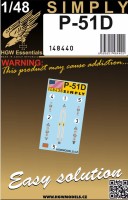 HGW 148440 Seatbelts P-51D Mustang (SIMPLY) 1/48
