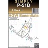 HGW 148440 Seatbelts P-51D Mustang (SIMPLY) 1/48