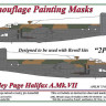 AML AMLM73034 Камуфляжные маски HP Halifax A.Mk.VII (REV) 1/72