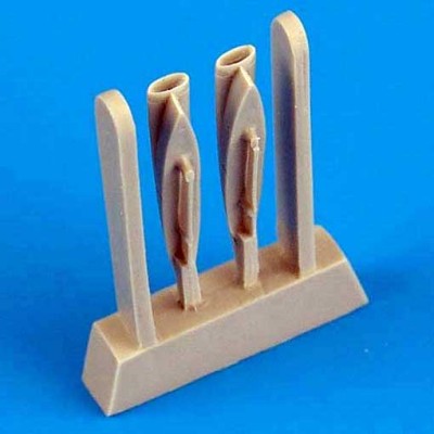 QuickBoost QB72107 F-8 Crusader air scoops 1/72