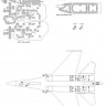 New Ware NWA-M0847 Маска Su-35S EXPERT (GWH) 1/48