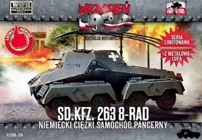 First To Fight FTF-72074 Sd.Kfz 263 8-RAD, German armor.car w/ barrel 1/72