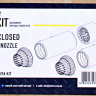 Reskit RSU32-0045 F-14A closed exh.nozzles (TAM) 1/32