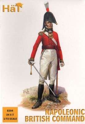 HAT 8304 British Command Napoleonic x 24 figures 1/72