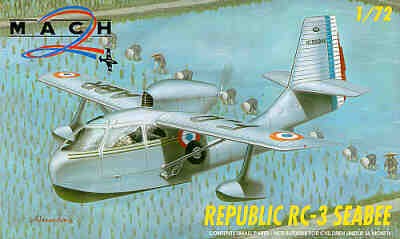 Mach 2 MACH7227 Republic RC-3 Seabee with decals for one French aircraft flying boat/seaplane 1/72