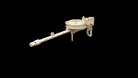 Metallic Details MDR48285 Te-1 Japanese Machine Gun (3D-Printed) 1/48