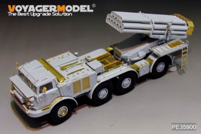 Voyager Model PE35900 Modern Russian 9P140 TEL of 9K57 Uragan Basic for Trumpeter 01026 1/35