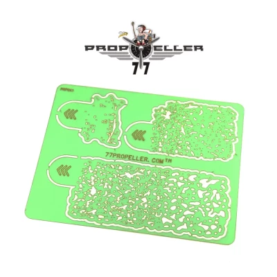 77 Propeller 77PRP041 Airbrush Stencils for spraying stains (3-in-1)