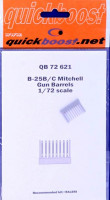 Quickboost QB72 621 B-25B/C Mitchell gun barrels (ITALERI) 1/72