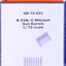 QuickBoost QB72621 B-25B/C Mitchell gun barrels (ITALERI) 1/72