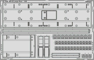 Eduard 481049 MV-22 cargo floor (HOBBYB) SET 1/48