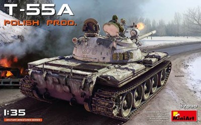 Miniart 37090 1/35 T-55A Polish Production