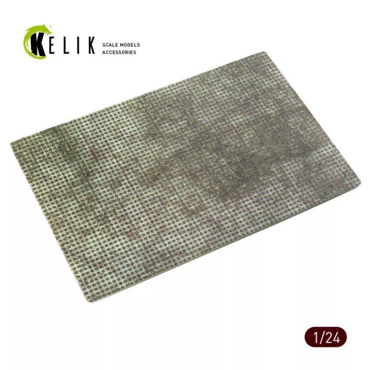 Reskit KS24016 Parking Grid Grass Base Acrylic (280x180) 1/24