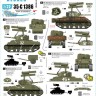 Star Decals 35-C1386 US Armored Mix # 8.T34 Calliope Rocket launcher.Markings for US M4 and M4A3 Shermans in France and Germany 1945 1/35