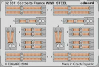 Eduard 32887 Seatbelts France WWII STEEL 1:32