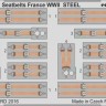 Eduard 32887 Seatbelts France WWII STEEL 1:32