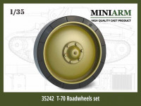 Miniarm 35242 Т-70 комплект опорных катков + запаска 1/35