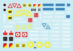 Star Decals STAR35908 British Comets in WWII and cold war. A34 Comet 1/35
