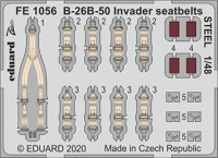 Eduard FE1056 1/48 B-26B-50 Invader seatbelts STEEL (ICM)