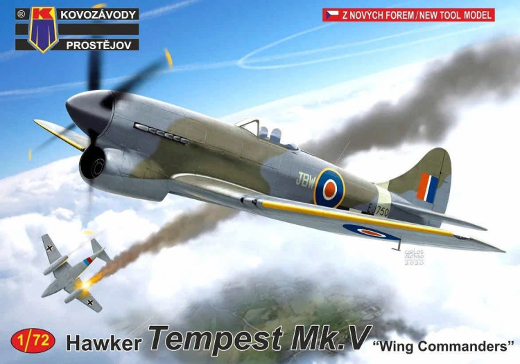 Kovozavody Prostejov 72219 H.Tempest Mk.V 'Wing Commanders' (3x camo) 1/72