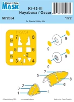 Special Hobby M72054 Mask for Ki-43-III Hayabusa/Oscar (SP.HOBBY) 1/72