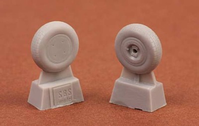 Sbs Model 72016 P-40 wheels set (block tread 30&quot;) for P-40B-M 1/72