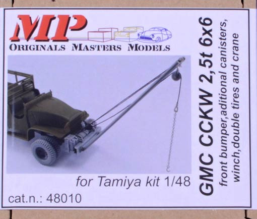 Mp Originals Masters Models MP-48010 1/48 GMC CCKW 2,5t 6x6 conversion set 3 (TAM)