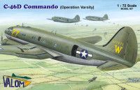 Valom 72152 Curtiss C-46D Commando (Operation Varsity) 1/72
