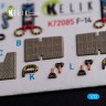 Reskit K72085 F-14A Tomcat - interior 3D decals (HAS) 1/72