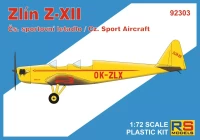 Rs Model 92303 Zlin Z-XII Czechosl. Sport Aircraft (4x camo) 1/72