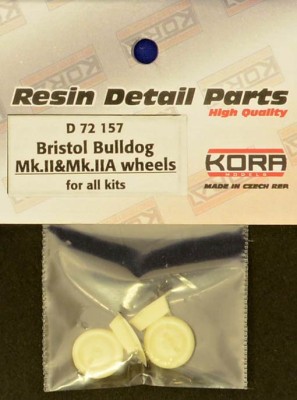 Kora Model D72157 Wheels for Bristol Bulldog Mk.II&amp;Mk.IIA 1/72