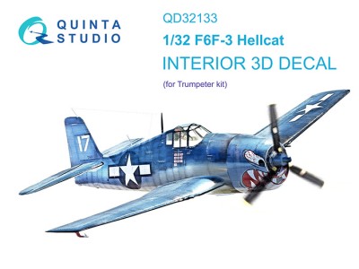 Quinta Studio QD32133 F6F-3 Hellcat (Trumpeter) 1/32