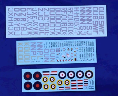 Dk Decals 72010U Hurricane Mk.I/II CZ pilots in RAF (upgraded) 1/72
