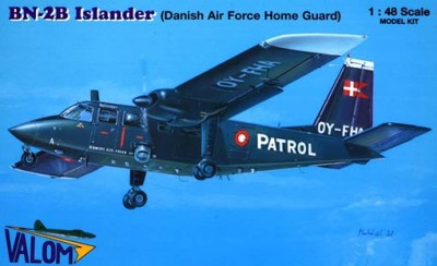 Valom 48013 Britten-Norman BN-2B Islander (Danish AFHG) 1/48