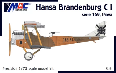 MAC 72151 Hansa Brandenburg C.I (serie 169, Piava) 1/72