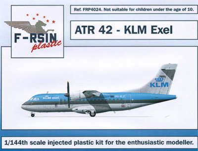 F-rsin Plastic FRP4024 ATR-42 KLM Exel 1/144