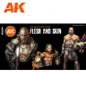 AK Interactive AK-11621 Набор красок серии 3 rg Цвета кожи оригинальный набор 6 шт