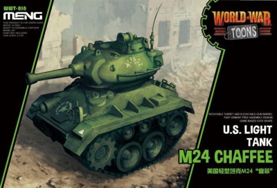Meng Model WWT-018 U.S. Light Tank M24 Chaffee (CARTOON MODEL)