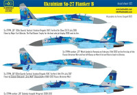 HAD 32092 Decal Ukrainian Su-27P1M Flanker B 1/32