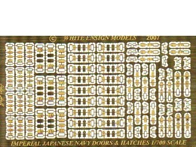 White Ensign Models PE 0782 &quot;ULTIMATE&quot; IJN DOORS and HATCHES 1/700