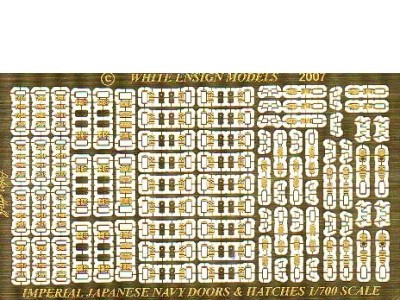 White Ensign Models PE 0782 "ULTIMATE" IJN DOORS and HATCHES 1/700