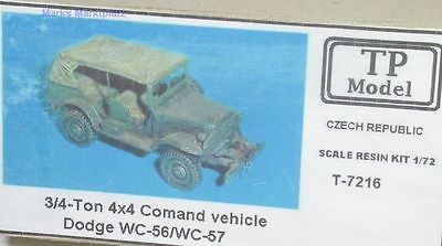 TP Model T-7216 3/4t, 4x4 Dodge WC 56/57 1/72