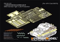 Voyager Model PE351122 WWII German Tiger I Late Production (AFV Club 35079) 1/35