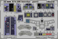 Eduard 32688 1/32 Цветное Фототравление для F/A-18E interior S.A.