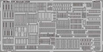 Eduard 99061 1/350 Фототравление для USN Aircraft 1/350