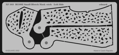 Eduard XF563 Bf 109E Small Blotch mask-etch