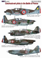 AML AMLD48041 Decals Czechoslovak pilots in the Battle 1/48